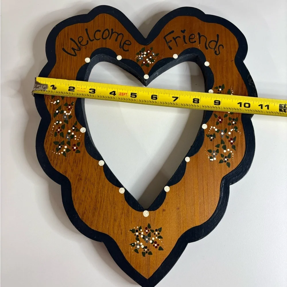Hand-Painted Heart Frame - 